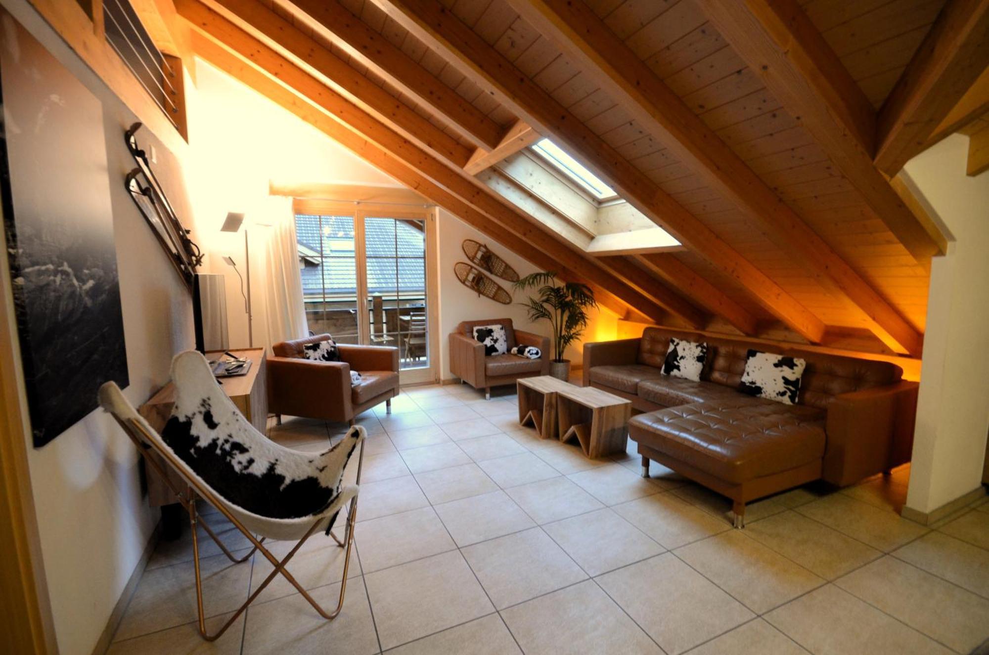 Luxury Penthouse Apartment Lauterbrunnen Luaran gambar