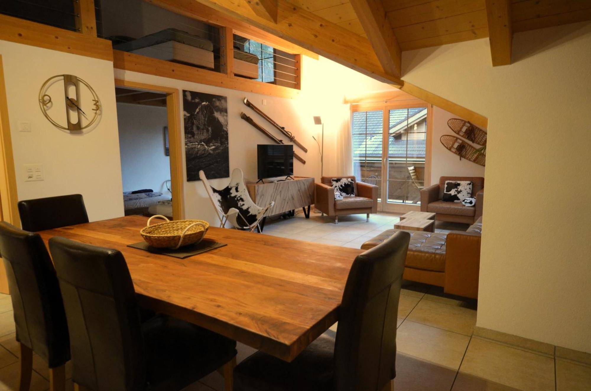 Luxury Penthouse Apartment Lauterbrunnen Luaran gambar