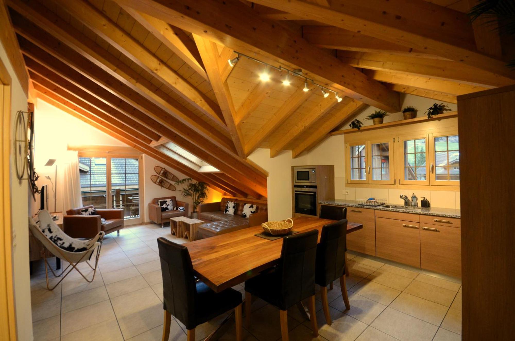 Luxury Penthouse Apartment Lauterbrunnen Luaran gambar
