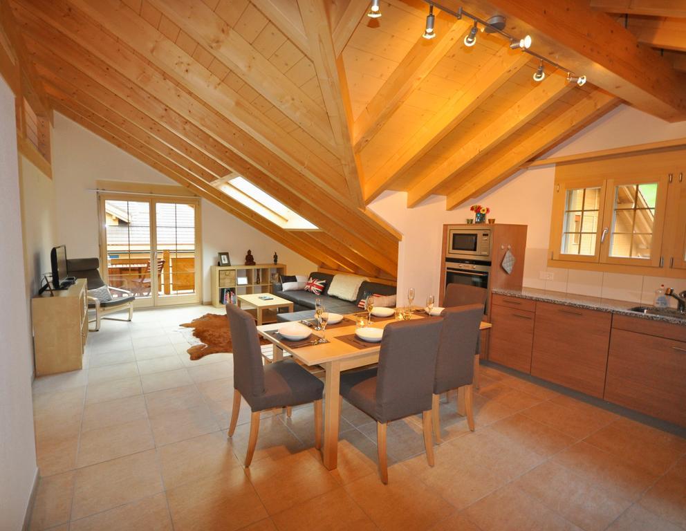 Luxury Penthouse Apartment Lauterbrunnen Luaran gambar